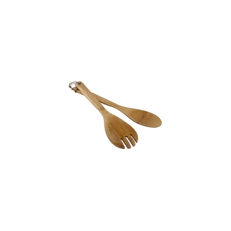 Un ensemble de couverts à salade en Bambou Un ensemble de couverts à salade en Bambou