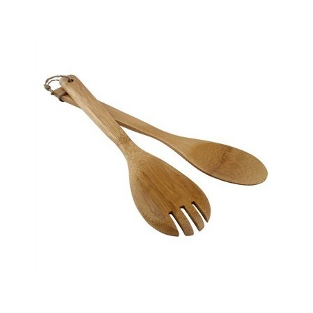 Un ensemble de couverts à salade en Bambou