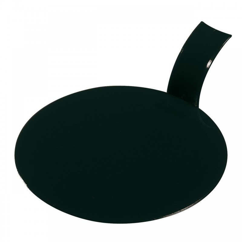Disc rond plastique avec poignée noire Disc rond plastique avec poignée noire