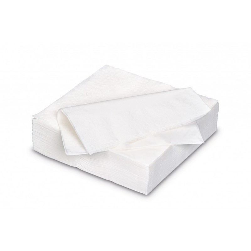 Serviette Papier Fiesta 40*40cm Blanche Serviette Papier Fiesta 40*40cm Blanche