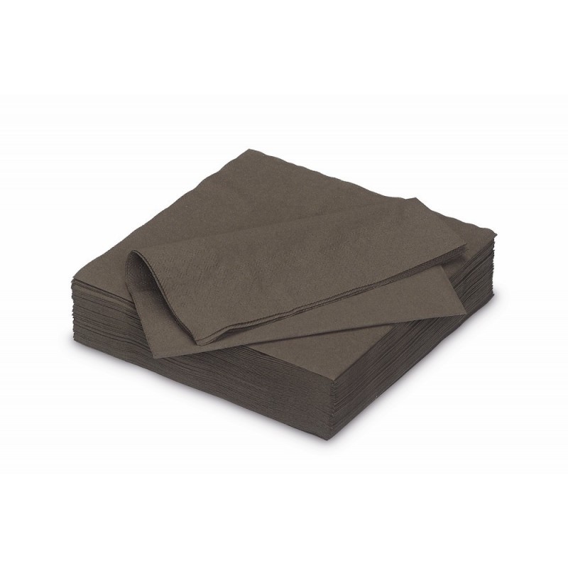 Serviette Papier Fiesta 40*40cm Cacao Serviette Papier Fiesta 40*40cm Cacao