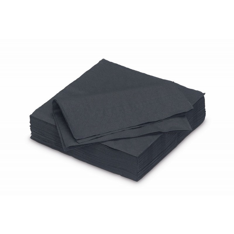 Serviette Papier Fiesta 40*40cm Noire Serviette Papier Fiesta 40*40cm Noire