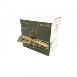 Boîte distributrice d'agitateurs en bois 14cm