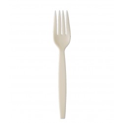 Fourchette BIOSET PLA Blanc de 18cm