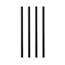 Paille Papier Noir 14cm