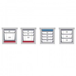 Conteneur isotherme 8 rayons GN 1/1 530*335*475 mm