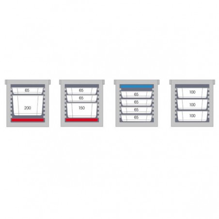 Conteneur isotherme 8 rayons GN 1/1 530*335*475 mm