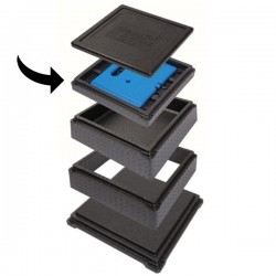 Support Bloc réfrigérant pour Caisson Isotherme pour Pièce Montée