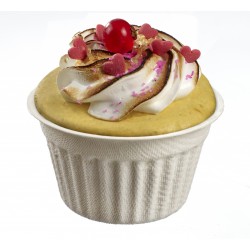 Verrine Mini Fondant en Fibre de Canne à Sucre