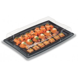 Couvercle Transparent pour Plateau Présentation 28cm