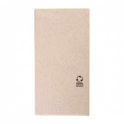 Serviette 2 plis 40 *40  Naturel Ouate recyclée
