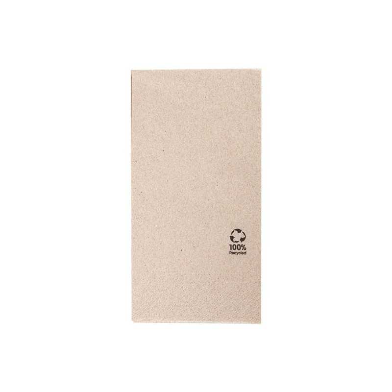 Serviette 2 plis 40 *40 Naturel Ouate recyclée Serviette 2 plis 40 *40 Naturel Ouate recyclée