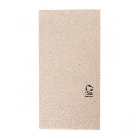 Serviette 2 plis 40 *40  Naturel Ouate recyclée