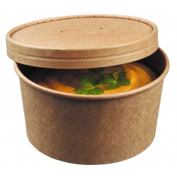 Pot A Soupe Carton Kraft 450ml