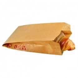 Sac Croissant Kraft - 5 à 6 viennoiseries