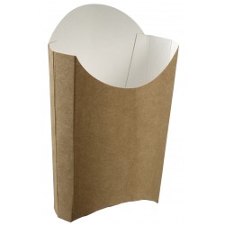 Cornet à frite en Carton Kraft - Grand Modèle