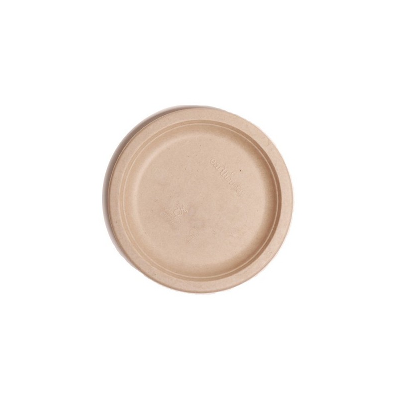 Assiette Fibre Ronde Marron 180mm Premium Assiette Fibre Ronde Marron 180mm Premium