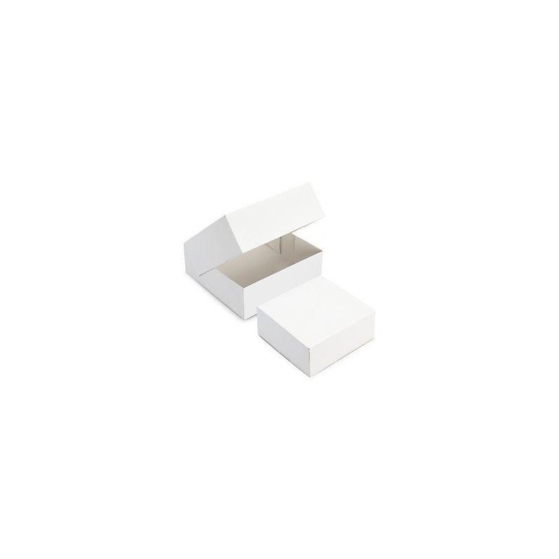 Boite Pâtissière Blanche 26 x 26 x 5 cm Boite Pâtissière Blanche 26 x 26 x 5 cm