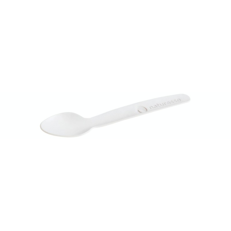 Petite cuillère en papier Blanc 130 mm Petite cuillère en papier Blanc 130 mm