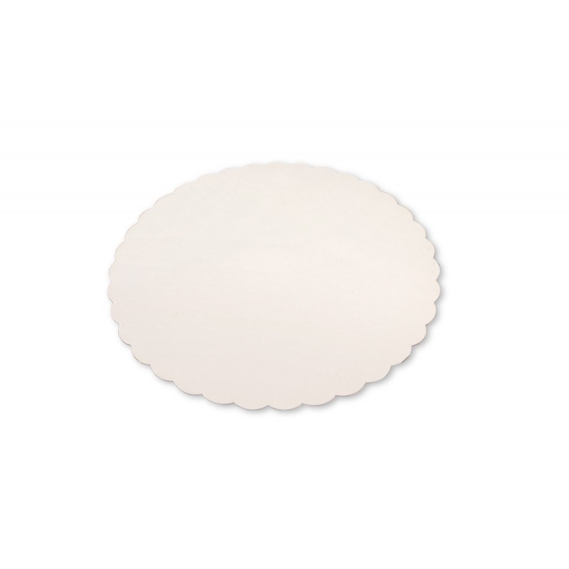 Ronds Blancs Festonnes Carton Blanc Couche Ø29Cm Ronds Blancs Festonnes Carton Blanc Couche Ø29Cm