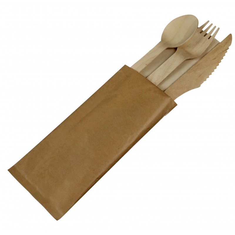 Kit couverts 4 en 1 en Bois Kit couverts 4 en 1 en Bois