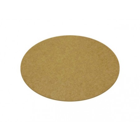Rond Simple Face En Kraft - Ø18Cm