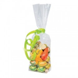 Sac Transparent avec fond carton 90 x 160 mm