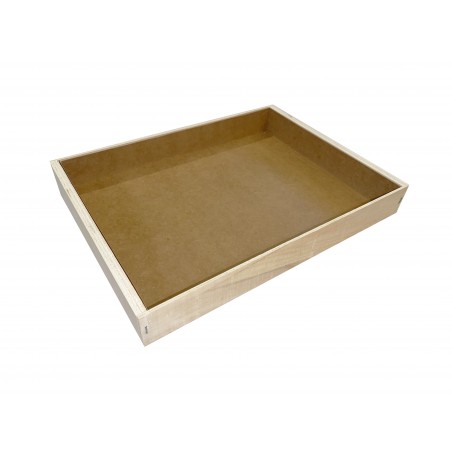 Fond Carton Kraft pour cagette 12/40
