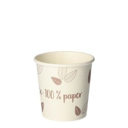 Gobelets Carton Gamme "ZERO" sans plastique 10 cl