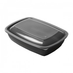 Couvercle pour Barquettes Noires 600ml / 900ml