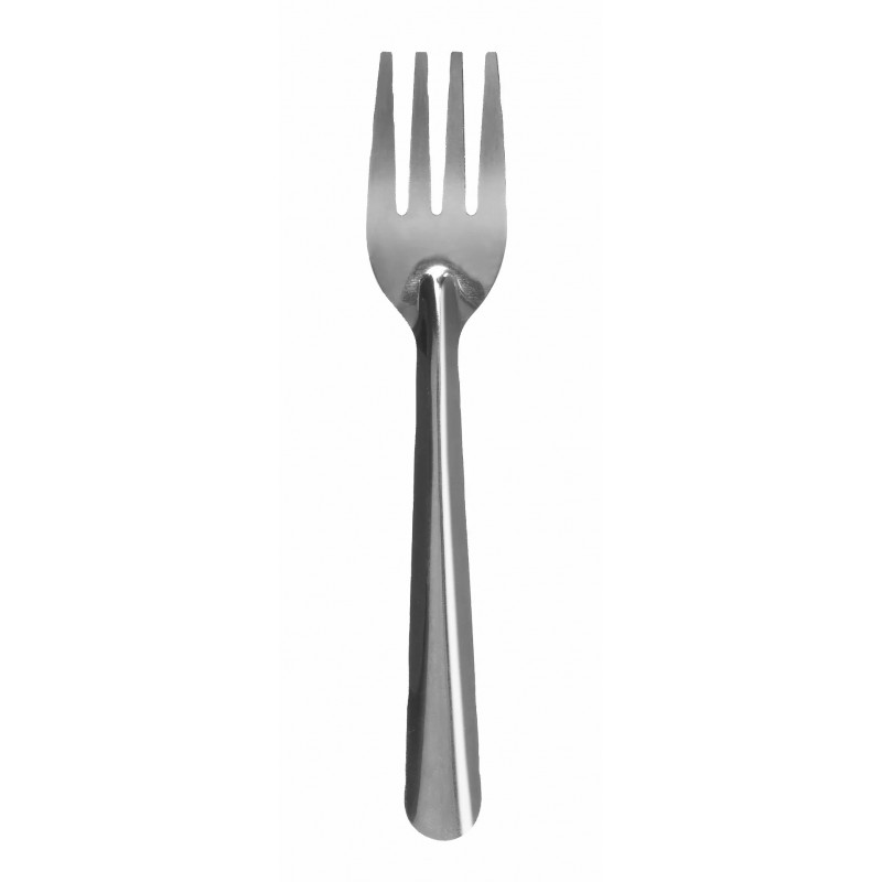 Une mini fourchette en acier inoxydable pour accompagner des verrines sur des cocktails traiteurs. Une mini fourchette en acier inoxydable pour accompagner des verrines sur des cocktails traiteurs.