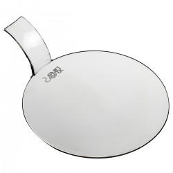 Disc Rond Transparent avec poignée 80mm de diam