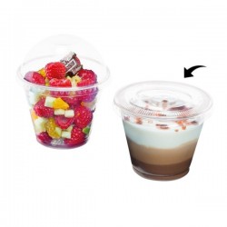 Couvercle Plat pour Pot à Dessert 270ml