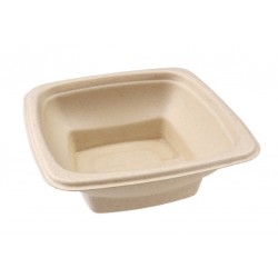 Saladier Carré Be Pulp 500 ml en Fibre de Canne à sucre